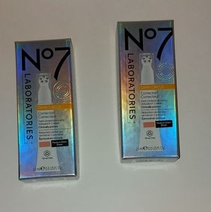2 No7 dark circle correctors, .5 oz ea